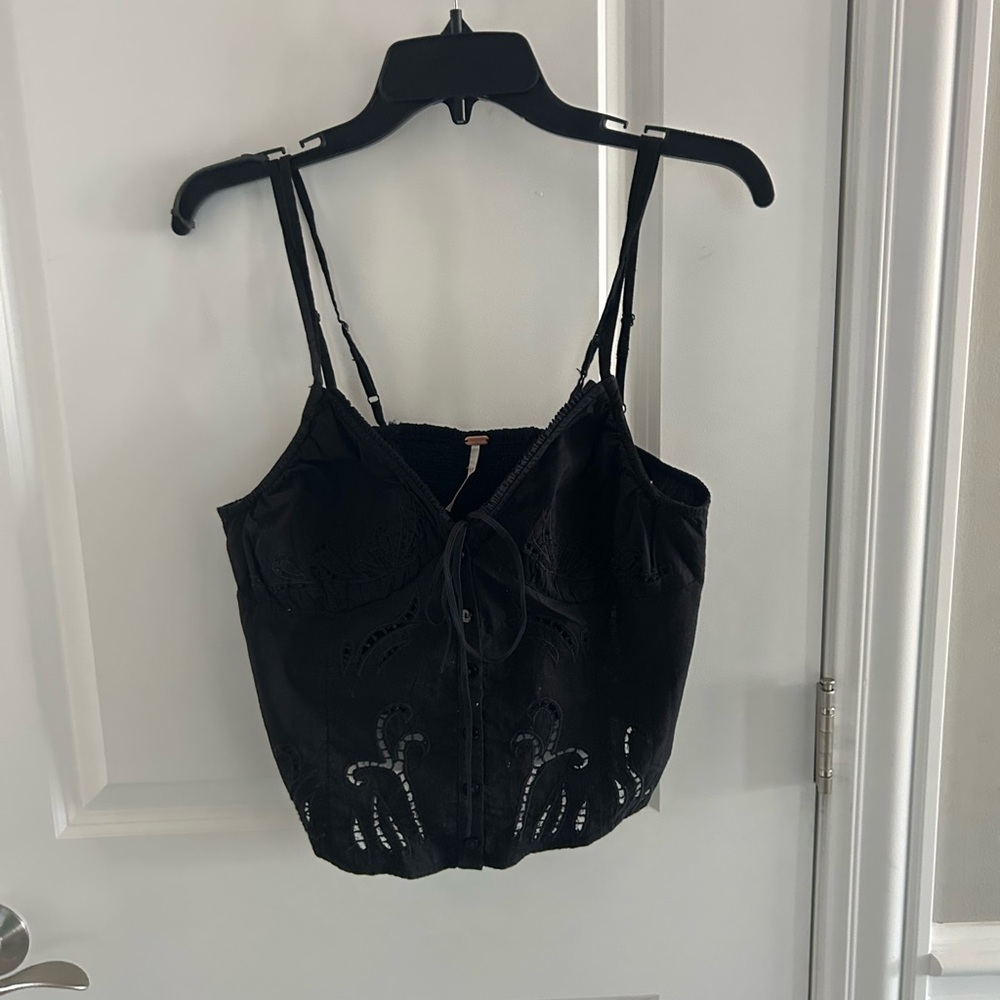 Free People Sweet Sammi Eyelet Tank - Picture 2 of 4